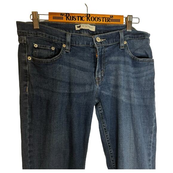 Womens Vintage Levis 524 Too Superlow stretch darker wash Y2K 13M - Picture 3 of 7